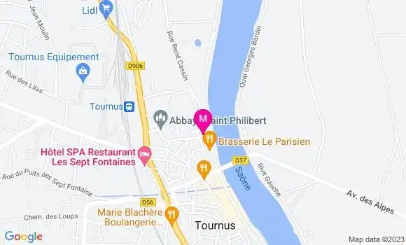 Localisation Brasserie Le Parisien