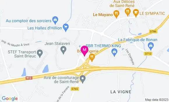 Localisation Restaurant  Le Scoop
