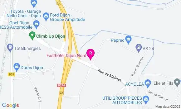 Localisation Restaurant Bar Grill le Cap Nord