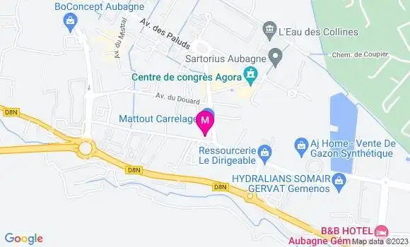 Localisation Restaurant  Le Crystal