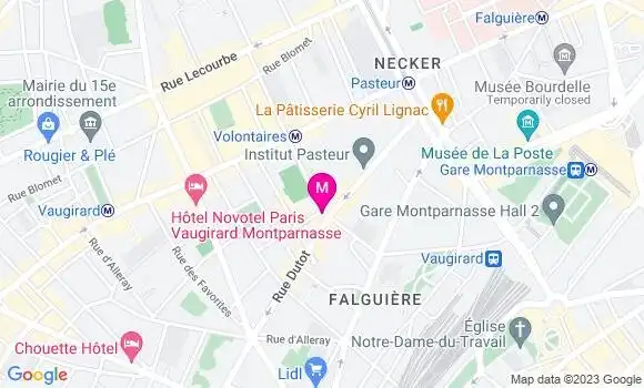 Localisation Restaurant  Le Petit Pasteur