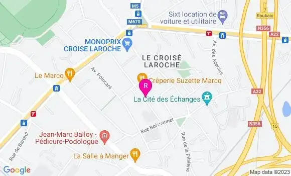 Localisation Restaurant  Les Gourmets du Croisé