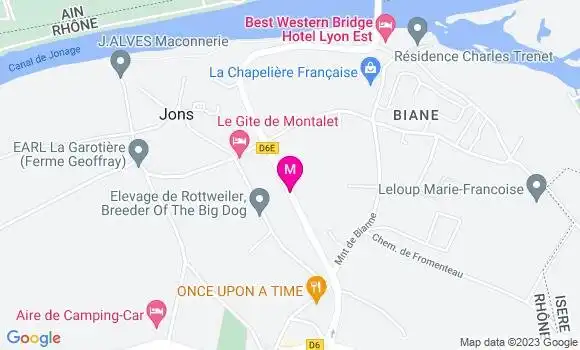 Localisation Gastronomique Restaurant du Pont de Jons