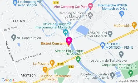 Localisation Bistrot Constant