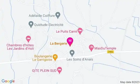 Localisation Restaurant  La Bergerie