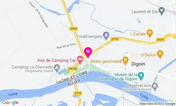 Localisation Restaurant Hôtel  Chez Lily