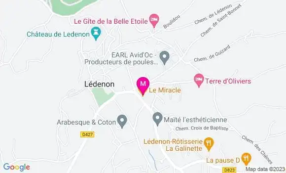 Localisation Restaurant  Le Miracle