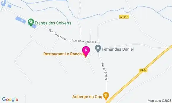 Localisation Restaurant  Le Ranch