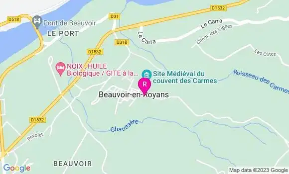 Localisation Restaurant Gastronomique Au Roman du Vercors