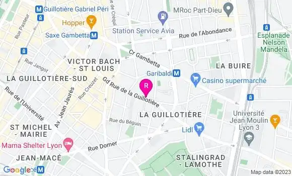 Localisation Restaurant Chinois Hotwok