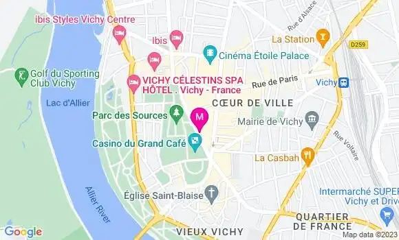 Localisation Brasserie Le Royal