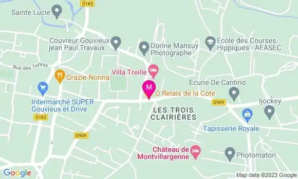 Localisation Restaurant  O Relais de la Cote
