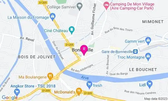 Localisation Restaurant  Le Saint Clair