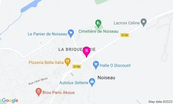 Localisation Pizzeria La Latina
