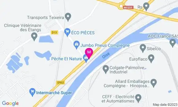 Localisation Restaurant Chinois Le Soleil