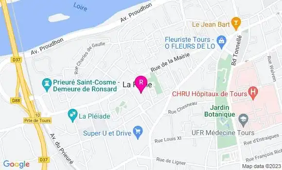 Localisation Restaurant  Les Alizes