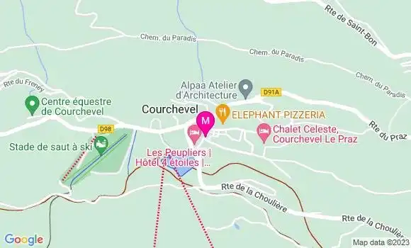 Localisation Le Bistrot du Praz
