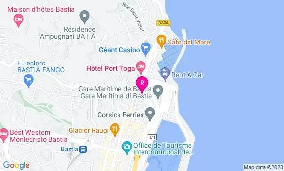 Localisation Brasserie L