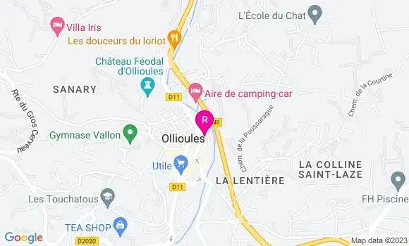 Localisation Restaurant  Café le France