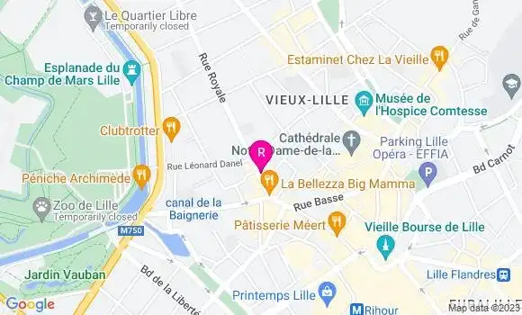 Localisation Restaurant  A la Table de Louise