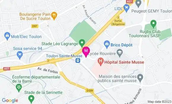 Localisation Restaurant  Le Petit Rungis