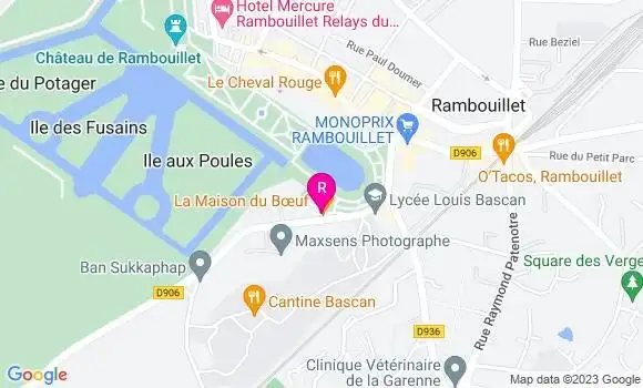Localisation Restaurant  La Maison du Boeuf