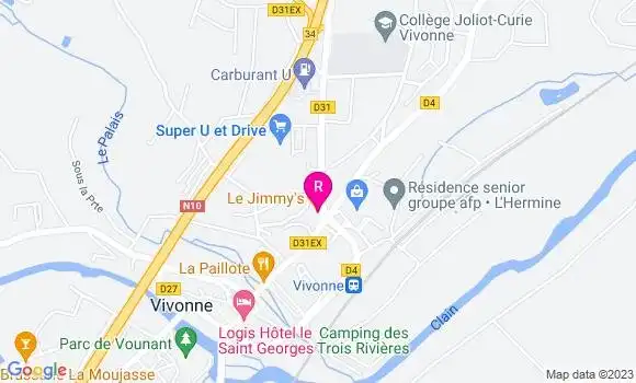 Localisation Restaurant  Le Jimmy
