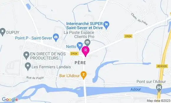 Localisation Restaurant  Le Pavillon