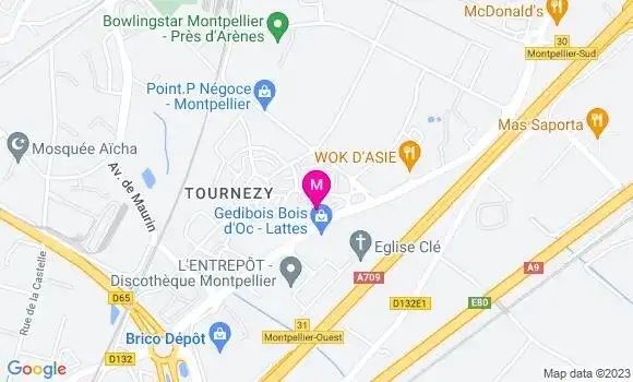 Localisation Brasserie L