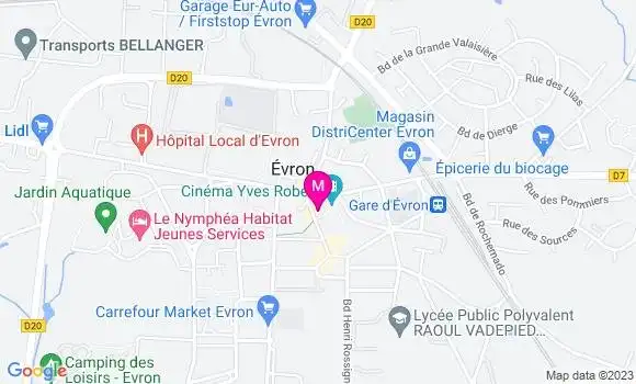 Localisation Restaurant  La Hulotte
