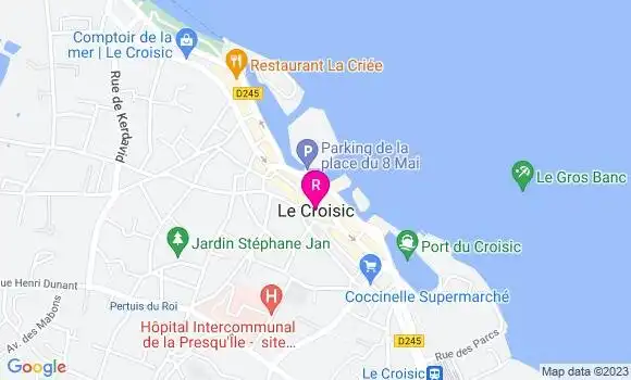 Localisation Crêperie du Port