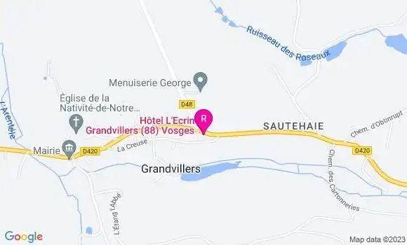 Localisation Restaurant Hôtel L