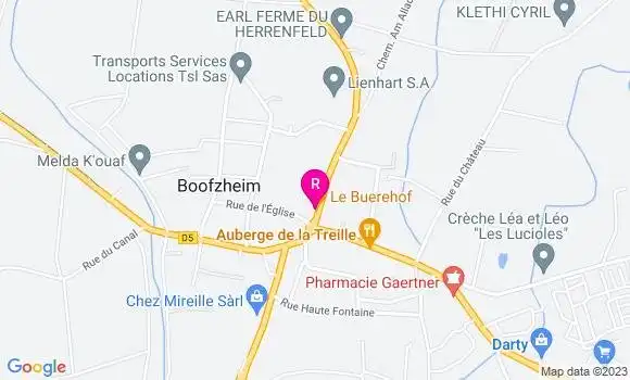 Localisation Restaurant  Le Buerehof