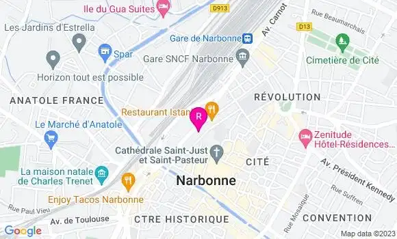 Localisation Restaurant  Mademoiselle B