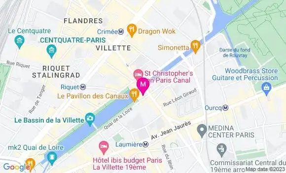 Localisation Restaurant  Paname Brewing Company