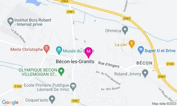 Localisation Pizzeria Aux P