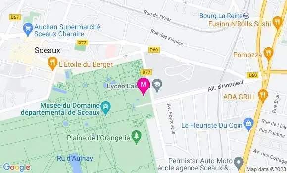 Localisation Restaurant  Le Trévise