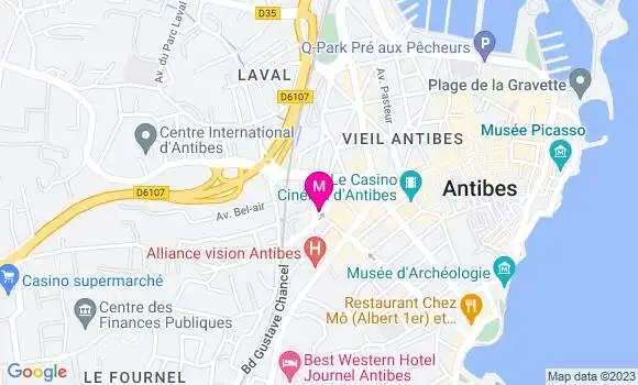 Localisation Brasserie Foch