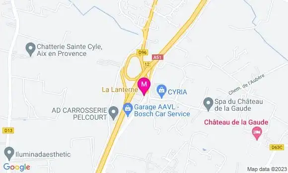Localisation Restaurant  La Lanterne
