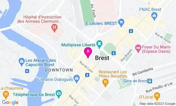 Localisation Brasserie Café Algésiras
