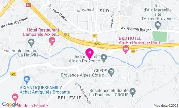 Localisation Restaurant  L