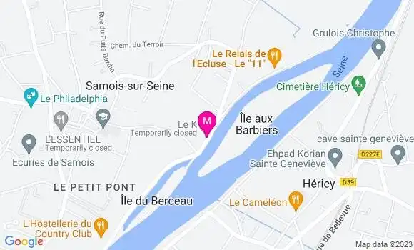 Localisation Restaurant Italien Le K