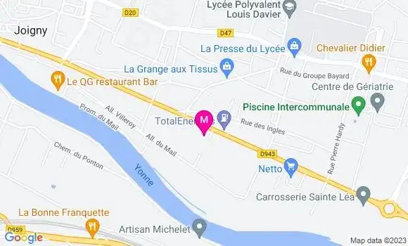 Localisation Restaurant Chinois Le Wok du Mandarin