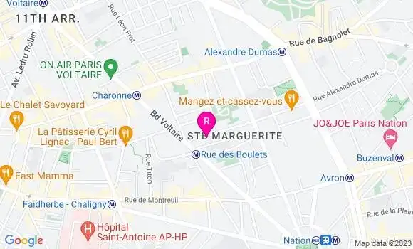 Localisation Restaurant  Fulgurances