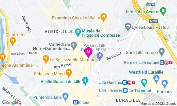 Localisation Café Au Point Central