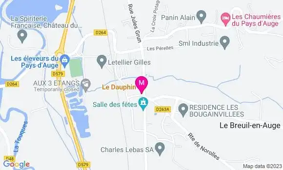 Localisation Restaurant Gastronomique Le Dauphin