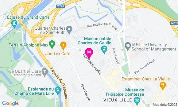 Localisation Brasserie Le O
