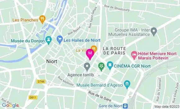 Localisation Restaurant  Au Bureau
