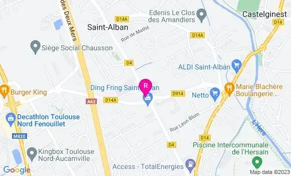 Localisation Restaurant  Côté Burger