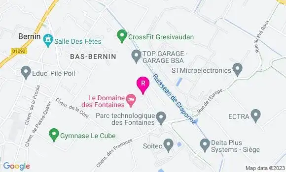 Localisation Restaurant  Le Domaine des Fontaines